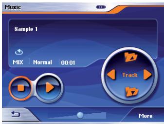 BLAUPUNKT TRAVELPILOT LUCCA MP3 - Sélectionner le mode MP3/WMA - 2
