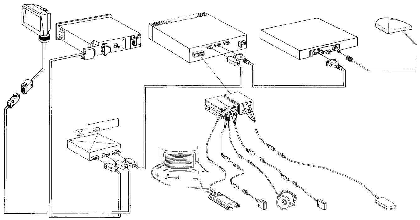 BLAUPUNKT TRAVELPILOT RG 05 - Tolérances d'encastrement des capteurs de route fig. 5 - 13