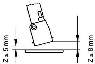 BLAUPUNKT TRAVELPILOT RG 05 - Tolérances d'encastrement des capteurs de route fig. 5 - 3