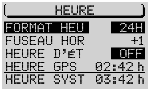 BLAUPUNKT TRAVELPILOT RNS4 - Choisir le format hora - 2