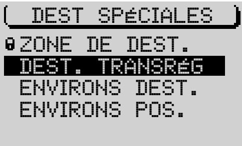 BLAUPUNKT TRAVELPILOT RNS4 - Destinations spéciales - Destinations transégionales - 1