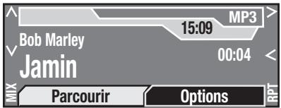 BLAUPUNKT TRAVELPILOT ROME EUROPE NAV56E - Choisir les morceaux de musique MP3 à partir d'une liste MP3 - 1