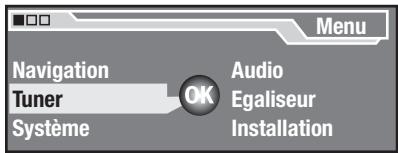 BLAUPUNKT TRAVELPILOT ROME EUROPE NAV56E - Choisir le point du menu dans le menu réglage - 1