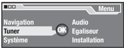 BLAUPUNKT TRAVELPILOT ROME EUROPE NAV56E - Appeler le menu réglage - 1