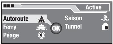 BLAUPUNKT TRAVELPILOT ROME EUROPE NAV56E - Définir le type de route - 1