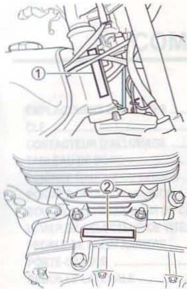 SUZUKI RV125 - Emplacement du numéro de série - 1