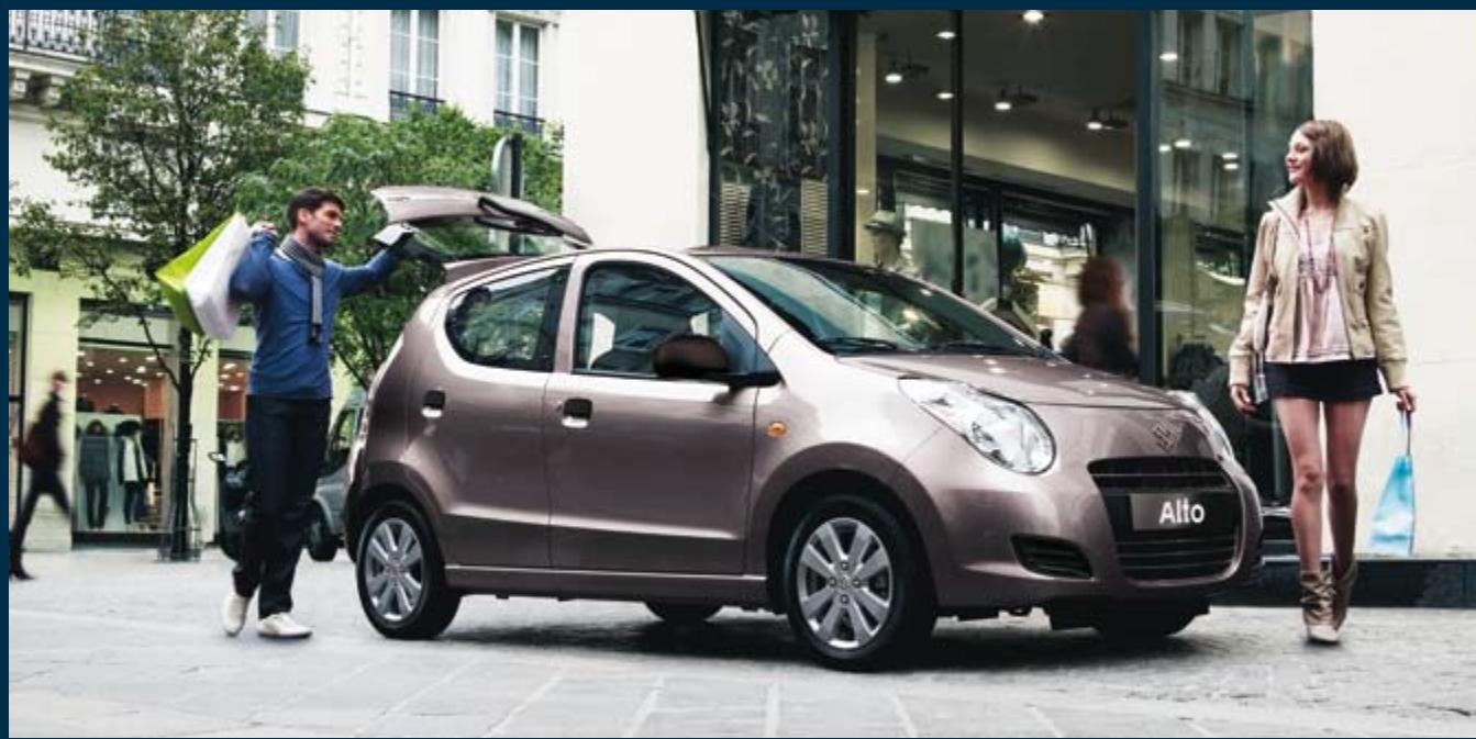 SUZUKI ALTO - La petite voiture qui donne des couleurs à la vie & à la ville - 1
