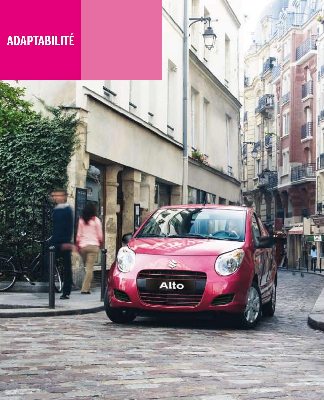 SUZUKI ALTO - Adaptabilité - 1