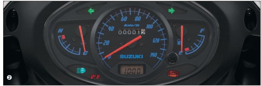 SUZUKI BURGMAN 125 - Le Burgman 125 : un moteur vif pour la ville et tout le comportement d'un véritable maxi-scooter. - 3