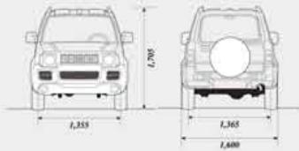 SUZUKI JIMNY - Dimensions - 1