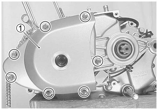 SUZUKI VANVAN 125 - Couvercle d'embrayage - 1