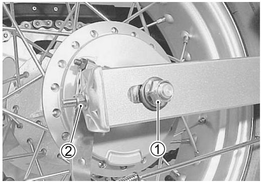 SUZUKI VANVAN 125 - Ecrou d'arbre de roue arrière: 65 n·m (6,5 kgf-m) - 1
