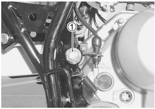 SUZUKI VANVAN 125 - DEPOSE Et REPOSE du moteur DEPOSE du moteur - 6
