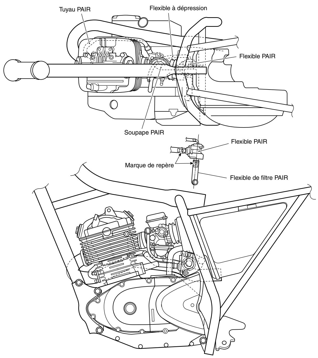 SUZUKI VANVAN 125 - CHEMIN De flexible du systeme (alimentation en air) PAIR - 1