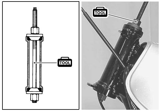 SUZUKI VANVAN 125 - Colonne de direction - 3