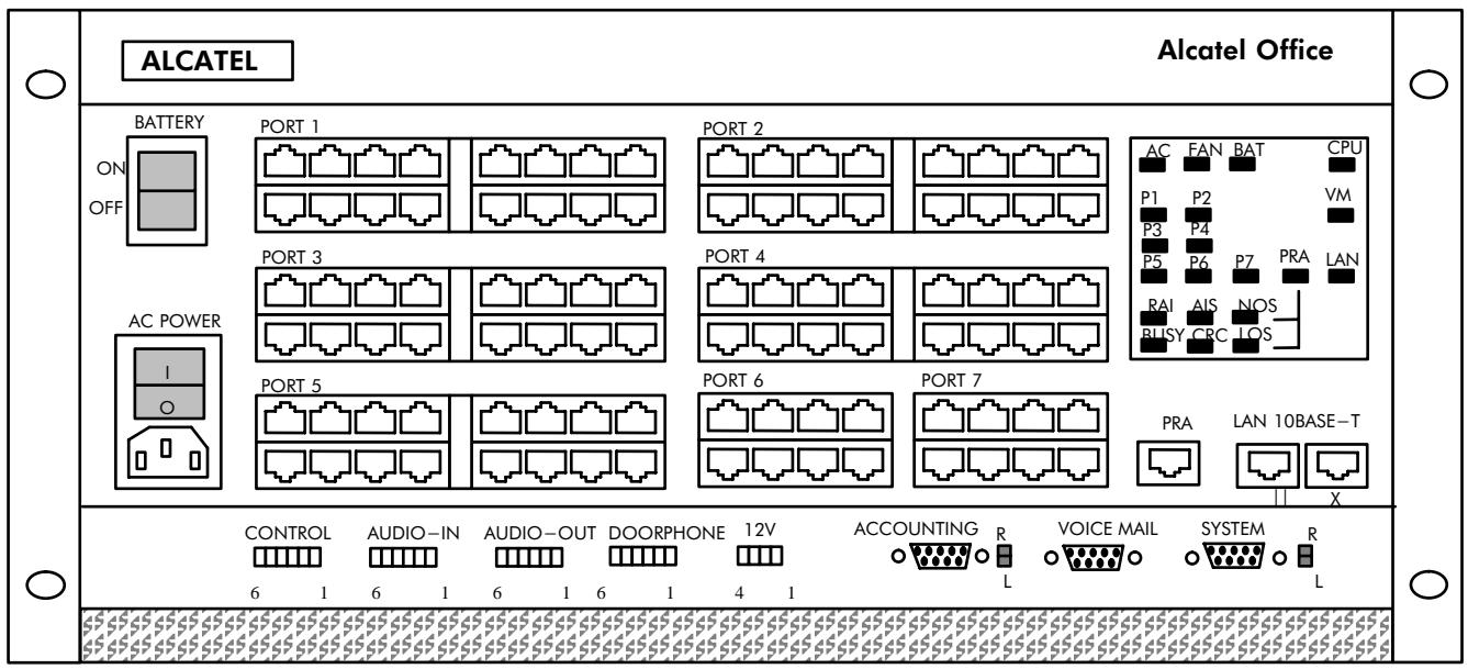 ALCATEL-LUCENT 4200 E - DESCRIPTION DU PANNEAU DE DISTRIBUTION - 1