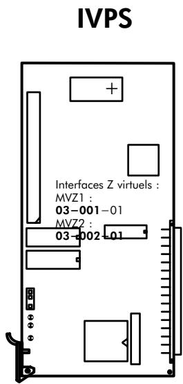 ALCATEL-LUCENT 4200 E - N° d'équipment des interfaces des cartes ITB, ATB, CMP et IVPS - 4
