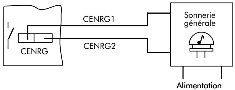 ALCATEL-LUCENT 4200 E - RACCORDEMENT D'UNE SONNERIE GÉNÉRALE - 1
