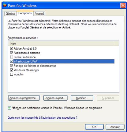 ALCATEL-LUCENT 716G - UPnP™ sur les systèmes Windows XP - 4