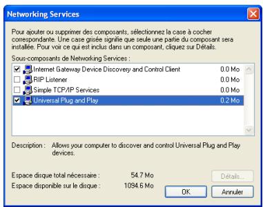 ALCATEL-LUCENT 716G - UPnP™ sur les systèmes Windows XP - 6