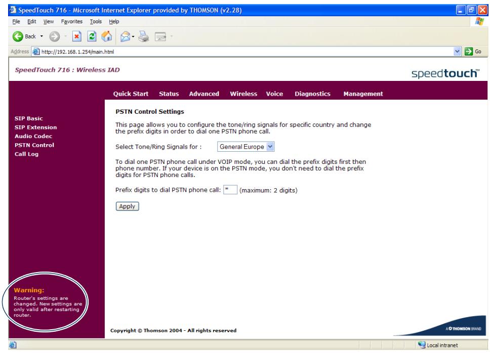 ALCATEL-LUCENT 716G - Navigation dans les pages Web SpeedTouch™ - 3
