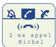 ALCATEL-LUCENT OT-501 - Arrivée d'un nouvel appel (double appel) - 1