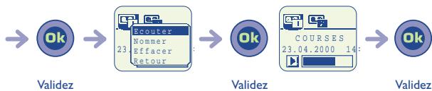 ALCATEL-LUCENT OT-501 - Écouter un mémo vocal - 2
