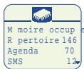 ALCATEL-LUCENT OT-501 - 13·4 Espace mémoire - 2