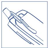 ALCATEL-LUCENT OT-501 - Mise en place du pocket clip - 2