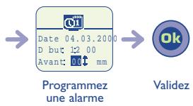 ALCATEL-LUCENT OT-501 - Programmer une alarme - 2