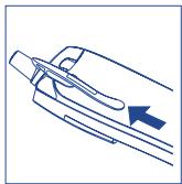 ALCATEL-LUCENT OT-501 - Mise en place du pocket clip - 3