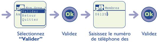 ALCATEL-LUCENT OT-501 - Envoyer un message à plusieurs destinataires - 3