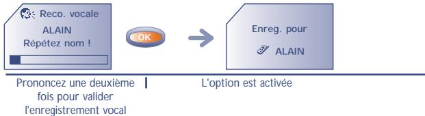 ALCATEL-LUCENT OT-512 - Enregistrer la reconnaissance vocale - 3
