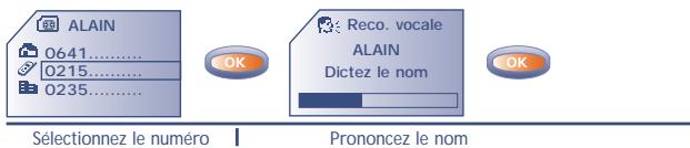 ALCATEL-LUCENT OT-512 - Enregistrer la reconnaissance vocale - 2