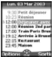 Sun. 60 Mar 2003 9:30 Petit dejeanser 10:23 Revisions 12:00 Delineration 12:00 Revisions 2nd part 17:00 Train Paris Break 19:12 Arrives & Brouss 22:15 Ratterson 23:45 Mabion Delisions Start
