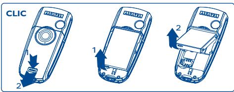 ALCATEL-LUCENT OT-757 - Installer et extraire la batterie - 2