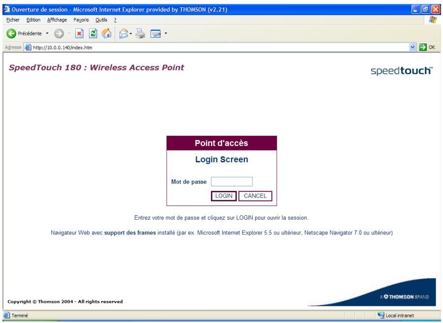 ALCATEL-LUCENT SPEEDTOUCH 180 - Interface web speedtouch™180 - 1