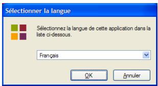 Sélectionner la langue Sélectionnez la langue de cette application dans la liste ci-dessous. Français OK Annuler