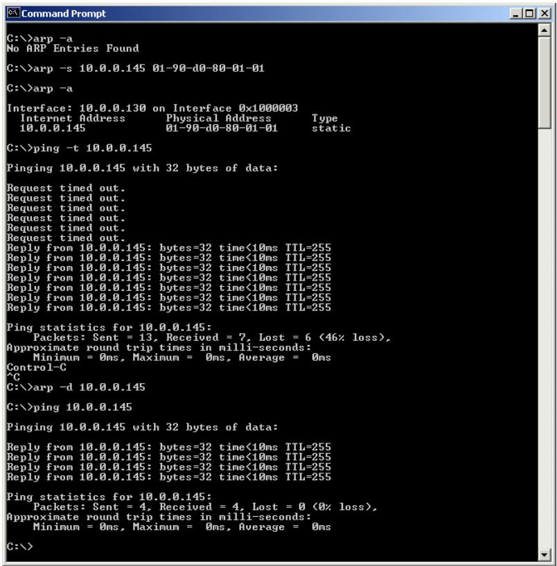 ALCATEL-LUCENT SPEEDTOUCH HOME - Example DOS box - 1
