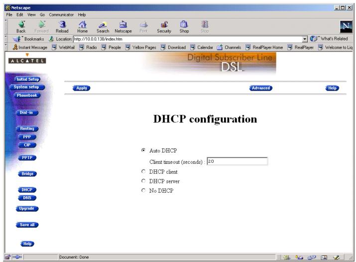 ALCATEL-LUCENT SPEEDTOUCH HOME - Speed Touch DHCP - 1