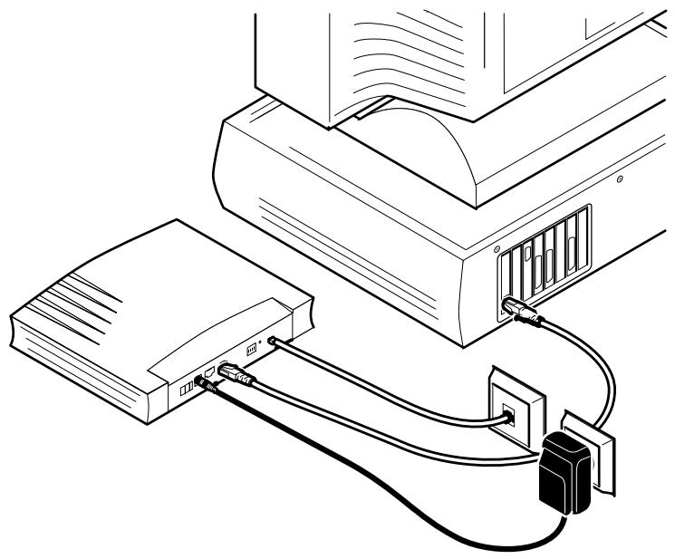 ALCATEL-LUCENT SPEEDTOUCH HOME - Single PC wiring - 1