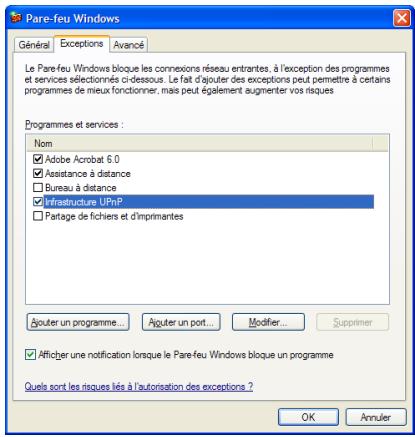 ALCATEL-LUCENT 546 - UPnP™ sur les systèmes Windows XP - 4