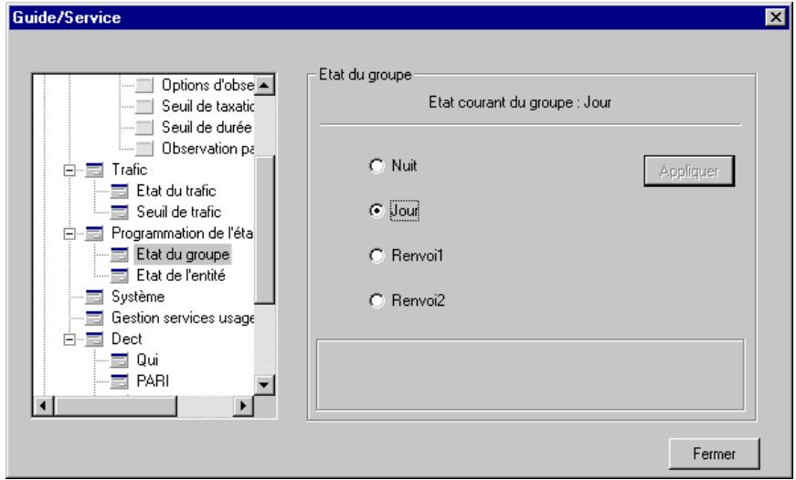 ALCATEL-LUCENT 4059 - Programmation de l'etat du groupe opératrices - 1