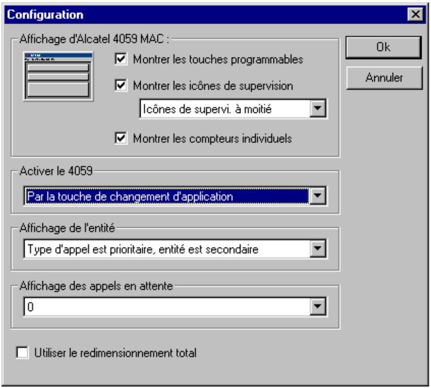 ALCATEL-LUCENT 4059 - Aspect et affichage des fenêtres - 1