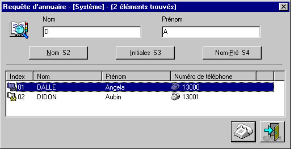 ALCATEL-LUCENT 4059 - Appel par nom via les annuaires - 2