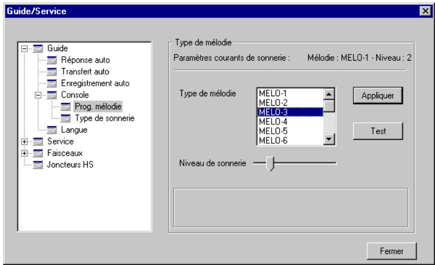 ALCATEL-LUCENT 4059 - Sonnerie - mélodie - réglage du niveau sonore - 1