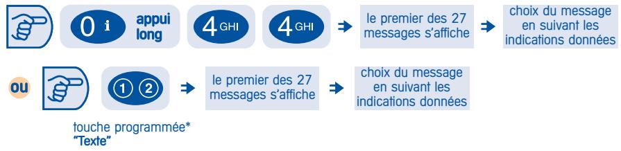 ALCATEL-LUCENT 4074 H - Laisser un message d'absence à vos appelants internes - 1