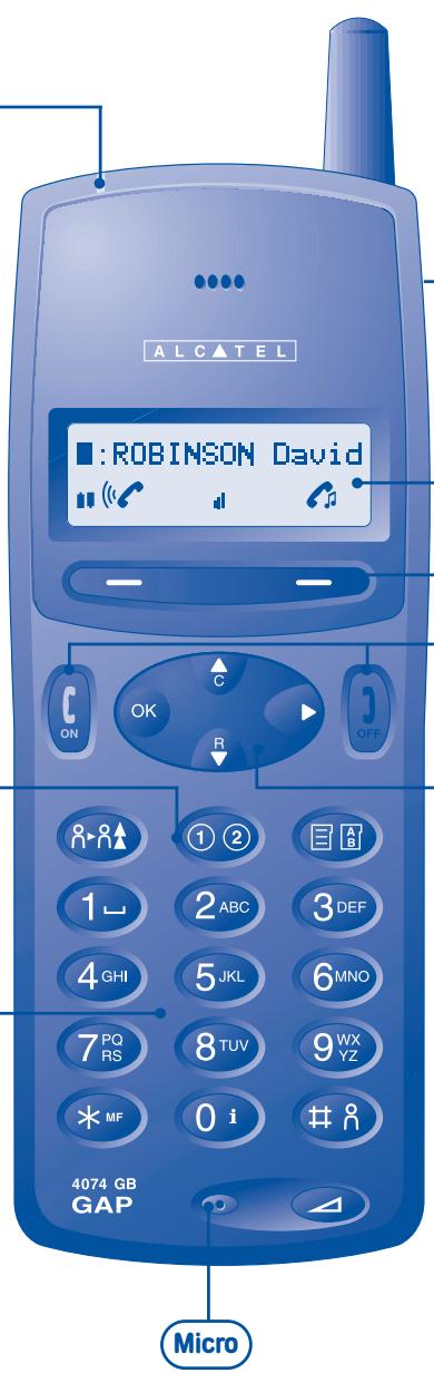ALCATEL-LUCENT 4074 H - Touches de multifonction : - 4