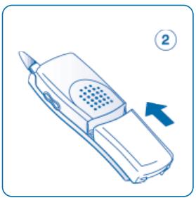ALCATEL-LUCENT MOBILE 100 REFLEXES - Mettre en place la batterie - 2