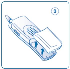 ALCATEL-LUCENT MOBILE 100 REFLEXES - Mettre en place la batterie - 4